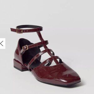 Seychelles Kissing Booth Mary Jane Sandal Burgundy/Red Size 8